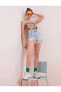 Фото #10 товара Джинсовые шорты Koton "Destroyed" с карманами из хлопка