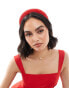 Фото #3 товара My Accessories beaded headband in red