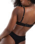 New Look moulded strapless lace bra in black