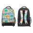 MILAN 6 Zip Wheeled Backpack 25L Dinos Special Series
