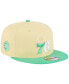 Фото #1 товара Men's Yellow, Green Philadelphia 76ers 9FIFTY Hat