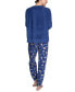 Фото #2 товара Women's Animal-Print 2-Pc. Lounge & Pajama Set