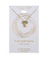 Unwritten cubic Zirconia Paw and 14K Gold Flash-Plated Always My Baby and Heart Pendant Necklace