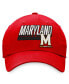 Фото #3 товара Men's Red Maryland Terrapins Slice Adjustable Hat