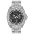 Фото #1 товара Bulova Men's Stainless Steel Crystal Watch 96C126 Silver