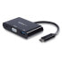 Фото #3 товара USB-C VGA Multiport Adapter - USB 3.0 Port - 60W PD - Wired - USB 3.2 Gen 1 (3.1 Gen 1) Type-C - 60 W - Black - 5 Gbit/s - 2048 x 1280 pixels