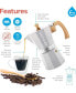Фото #3 товара Milano Stone Cafe Bliss: Moka Pot Frother Duo