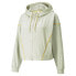 Фото #3 товара Puma Frida Kahlo X Floral Full Zip Hoodie Womens Green Casual Athletic Outerwear