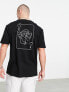 Фото #3 товара ASOS DESIGN relaxed t-shirt in black with cherub card back print