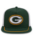 ფოტო #2 პროდუქტის Men's Green, White Green Bay Packers Original Classic Golfer Adjustable Hat