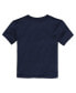 ფოტო #3 პროდუქტის Toddler Navy Chicago Cubs City Connect Large Logo T-Shirt