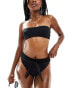 Фото #3 товара ASOS DESIGN Maya mix and match high waist wrap front bikini bottom in black