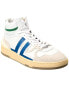 Фото #1 товара Lanvin Tennis Leather & Mesh High-Top Sneaker Men's White 41