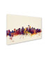 Фото #3 товара Michael Tompsett 'Seattle Washington Skyline IV' Canvas Art - 22" x 32"