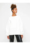 Фото #6 товара Oversize Sweatshirt Bisiklet Yaka Uzun Kollu