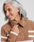 ფოტო #3 პროდუქტის Women's 100% Cashmere Eloise Quarter-Zip Long-Sleeve Sweater, Created for Macy's