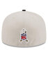Фото #4 товара Men's Stone, Black Las Vegas Raiders 2023 Salute To Service 59FIFTY Fitted Hat