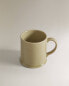 Glazed stoneware mug