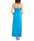 ფოტო #2 პროდუქტის Strapless Empire Waist Maxi Dress