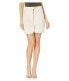 Фото #1 товара Bishop + Young 294347 Women's Exposed Zip Mini (Stone) Skirt, XS