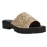 Фото #2 товара Dirty Laundry Respect Cheetah Platform Slide Womens Beige, Black Casual Sandals