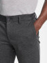 Фото #3 товара Only & Sons stretch jersey trousers in dark grey