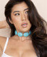 Фото #2 товара Oval Turquoise Stones Statement Choker