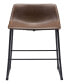Фото #9 товара 39" each, Set of 2 Steel, Polyurethane Smart Bar Chair