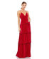 Фото #1 товара Women's Ieena Spaghetti Strap Ruffle Layered Maxi Dress