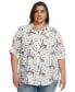 Фото #1 товара Plus Size Whimsical Woven Shirt, First@Macy’s
