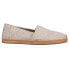 Фото #1 товара TOMS Alpargata Leather Wrapped Slip On Womens Beige Flats Casual 10015764T