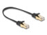 Delock 80323 - RJ45 Flachkabel Cat.6a S/FTP Geflechtmantel 0.25 m - Network - CAT 6a