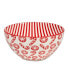 Фото #7 товара Peppermint Candy 30 oz All Purpose Bowls Set of 6, Service for 6