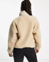 Cotton On Active sherpa sweatshirt in cream