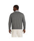 ფოტო #2 პროდუქტის Big & Tall Classic Fit Fine Gauge Supima Cotton V-neck Sweater
