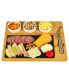 Фото #1 товара Deluxe Bamboo, Slate Cheese Board, 3 Bowls, Multifunction Knife