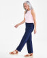 ფოტო #2 პროდუქტის Petite High-Rise Wide-Leg Jeans, Created for Macy's