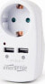 Фото #1 товара Gembird CHARGER USB WITH P/T AC SOCKET/EG-ACU2-02 GEMBIRD