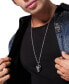 ფოტო #3 პროდუქტის Stainless Steel 3D Crowned $kull Cable Chain 29-1/2" Pendant Necklace