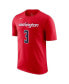 Men's Bradley Beal Red Washington Wizards Icon 2022/23 Name and Number T-shirt