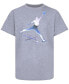 ფოტო #1 პროდუქტის Big Boys Jumpman Flight Chrome Short Sleeve T-Shirt