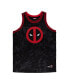 Фото #2 товара Men's Black Deadpool Basketball Jersey