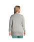 Фото #2 товара Plus Size Open Long Cardigan Sweater