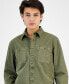 Фото #4 товара Men's Long Sleeve Twill Shirt, Created for Macy's