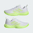 adidas Rapidmove 潮流舒适 防滑耐磨 低帮 训练鞋 女款 白黄