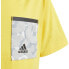 Child's Short Sleeve T-Shirt Adidas Future Pocket Yellow