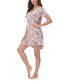 Фото #3 товара Пижама INK+IVY женская Ночная сорочка с коротким рукавом