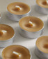 Pack of white lotus scented tealight candles (pack of 10)