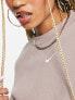 Фото #3 товара Nike Mini Swoosh sweatshirt in taupe