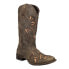 Фото #2 товара Roper Belle TooledInlay Square Toe Cowboy Womens Brown Casual Boots 09-021-0901